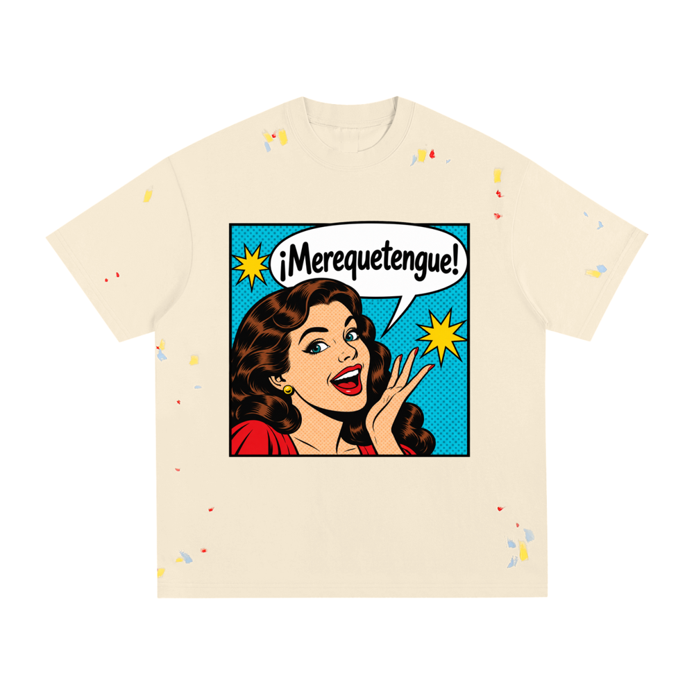 Merequetengue Paint-Splatter Tee