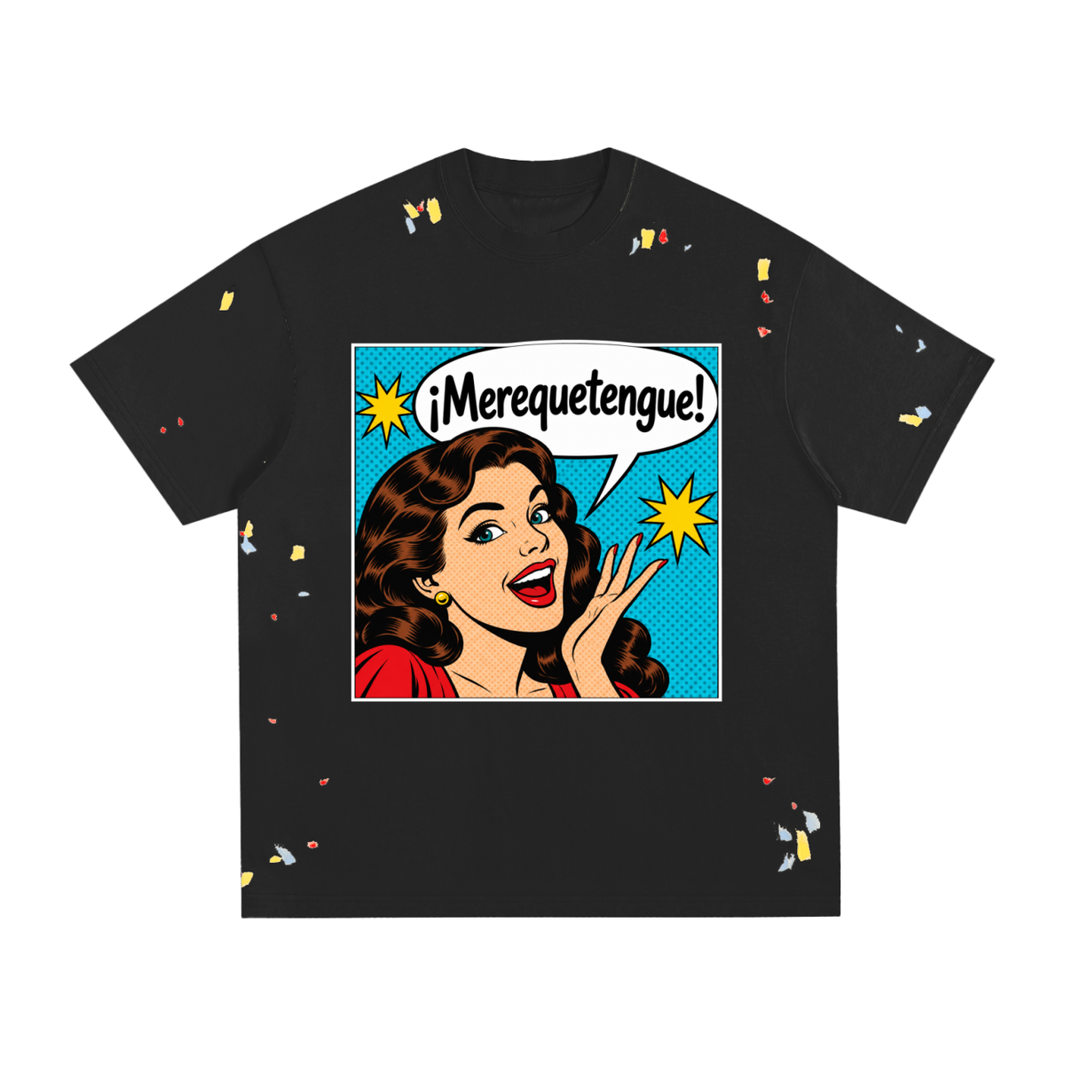 Merequetengue Paint-Splatter Tee