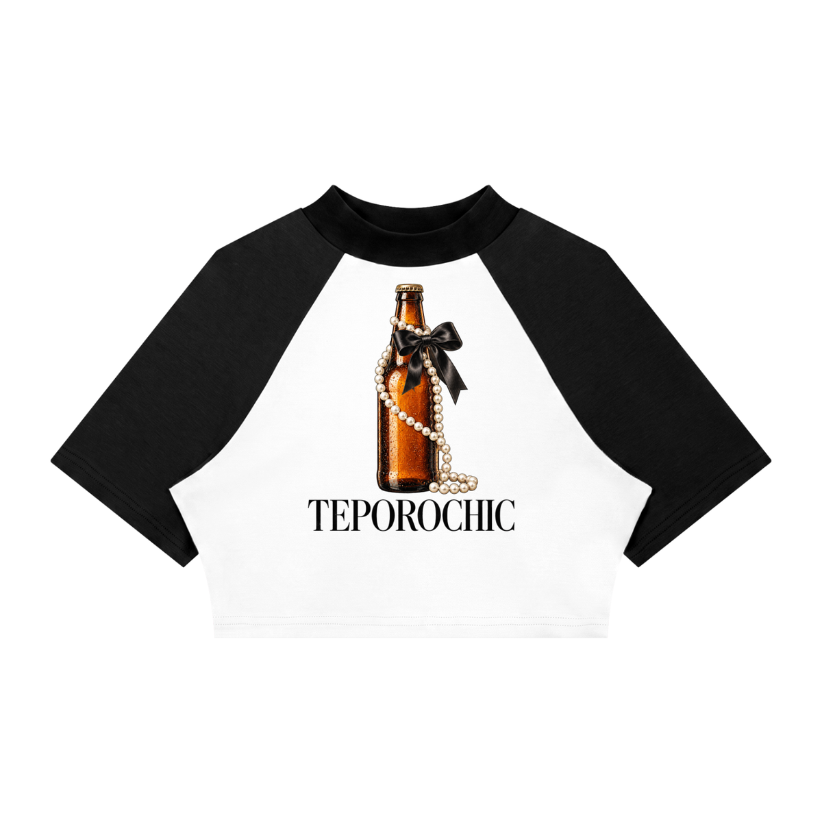 Teporochic Raglan Crop Tee