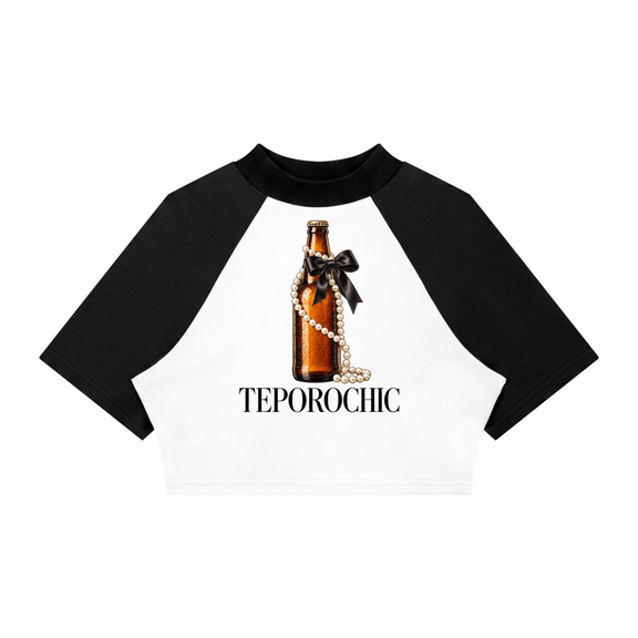 Teporochic Raglan Crop Tee