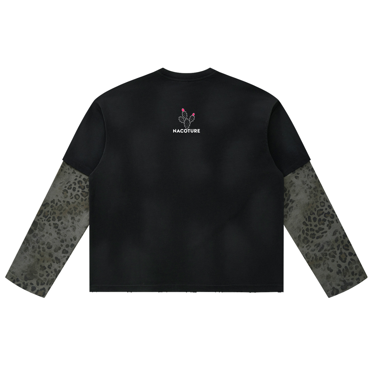 Roller Charro Leopard-Sleeve Tee