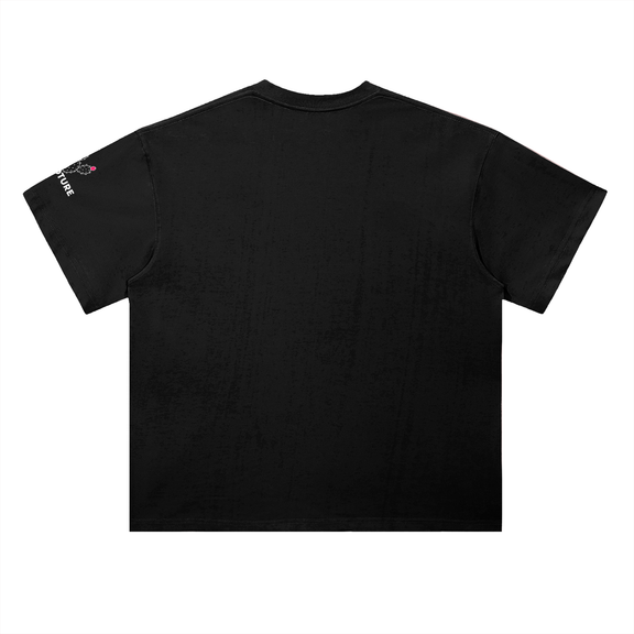 Heavyweight Drop Shoulder Cotton T-Shirt