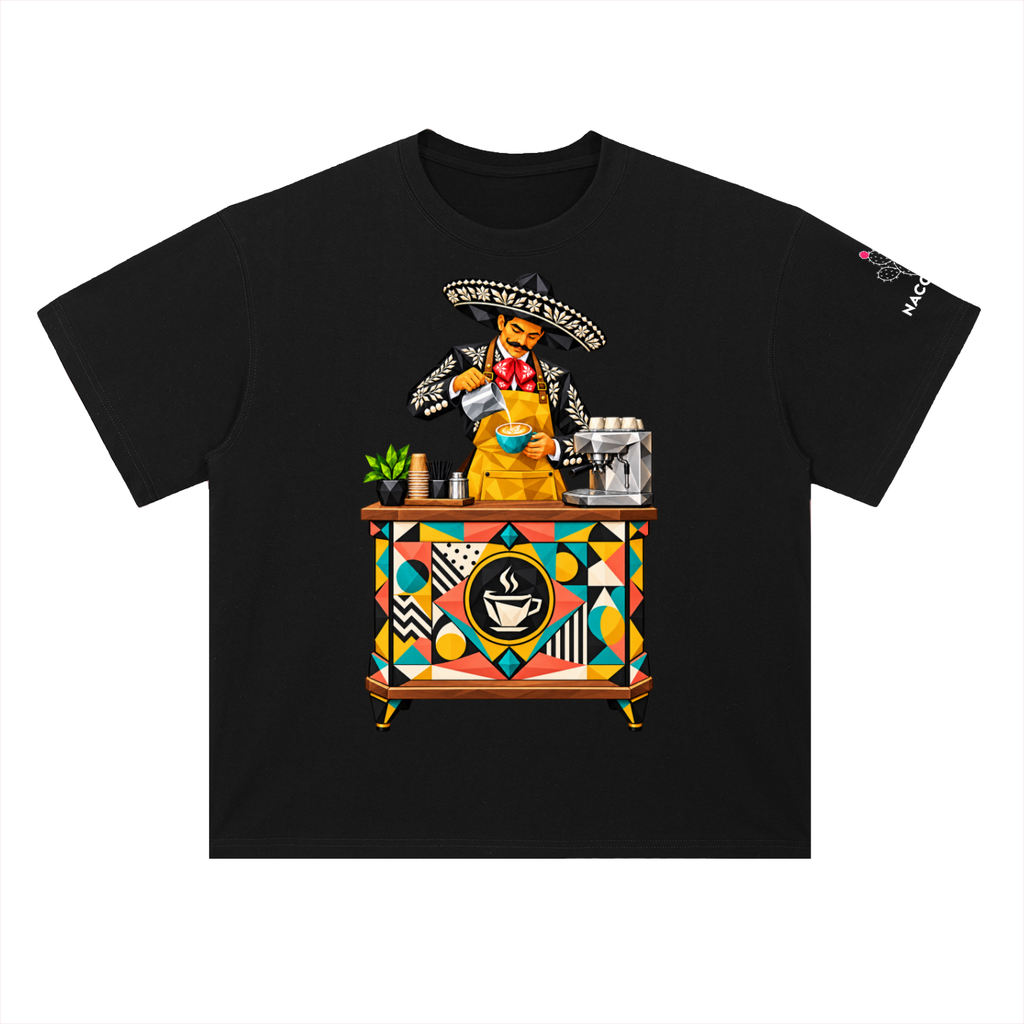 Heavyweight Drop Shoulder Cotton T-Shirt