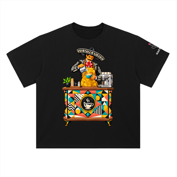 Heavyweight Drop Shoulder Cotton T-Shirt