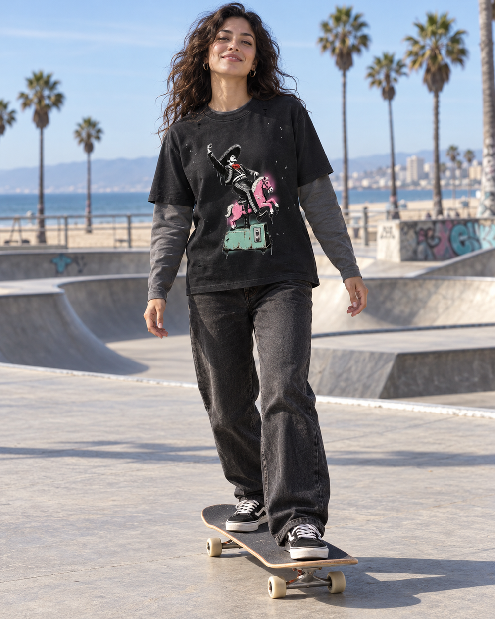 Pony Charro Vintage Layered Tee