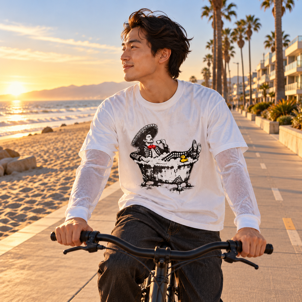 Bubble Bath Charro Layered Tee