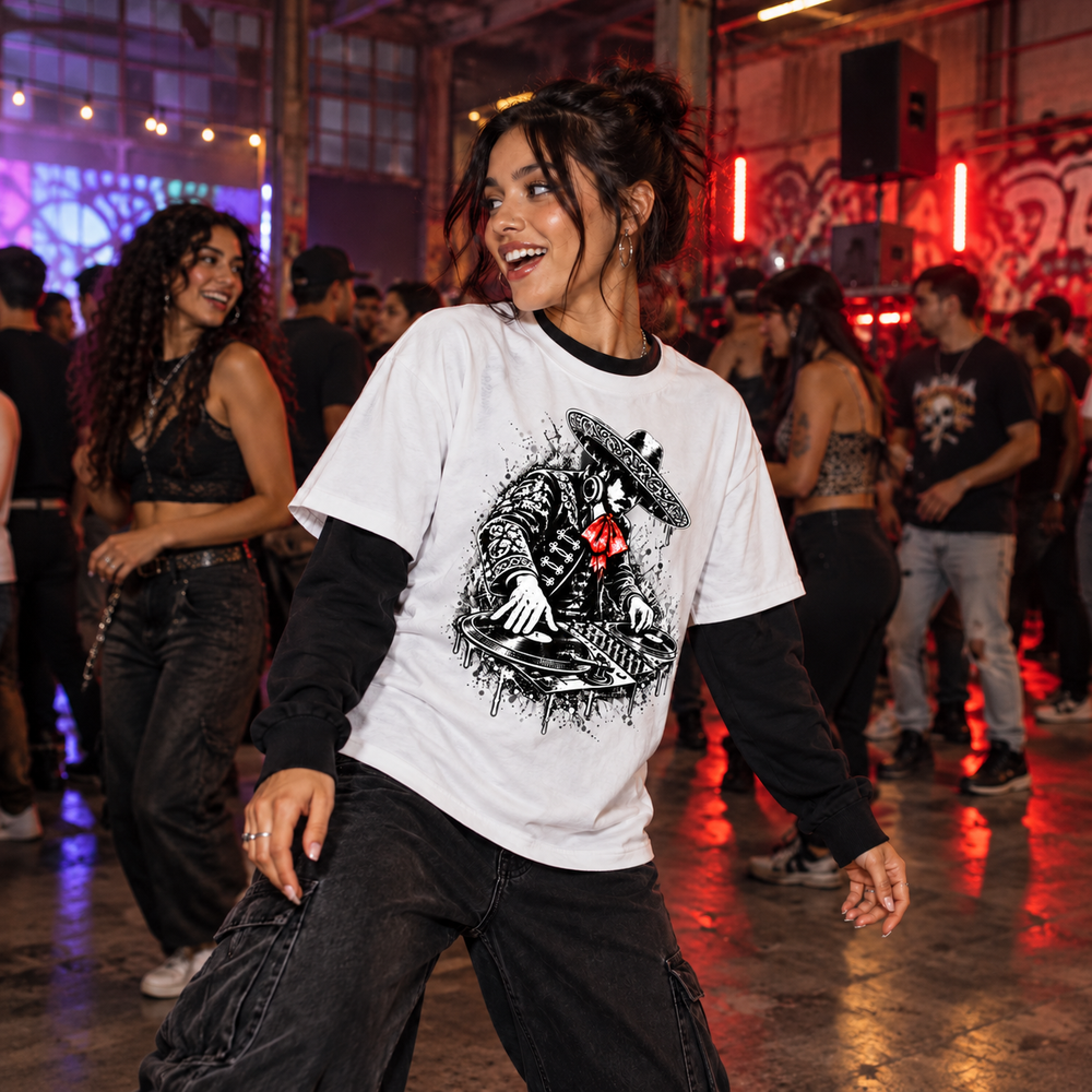 DJ Charro Layered Tee