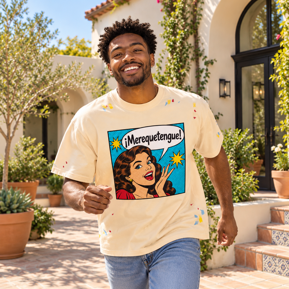Merequetengue Paint-Splatter Tee