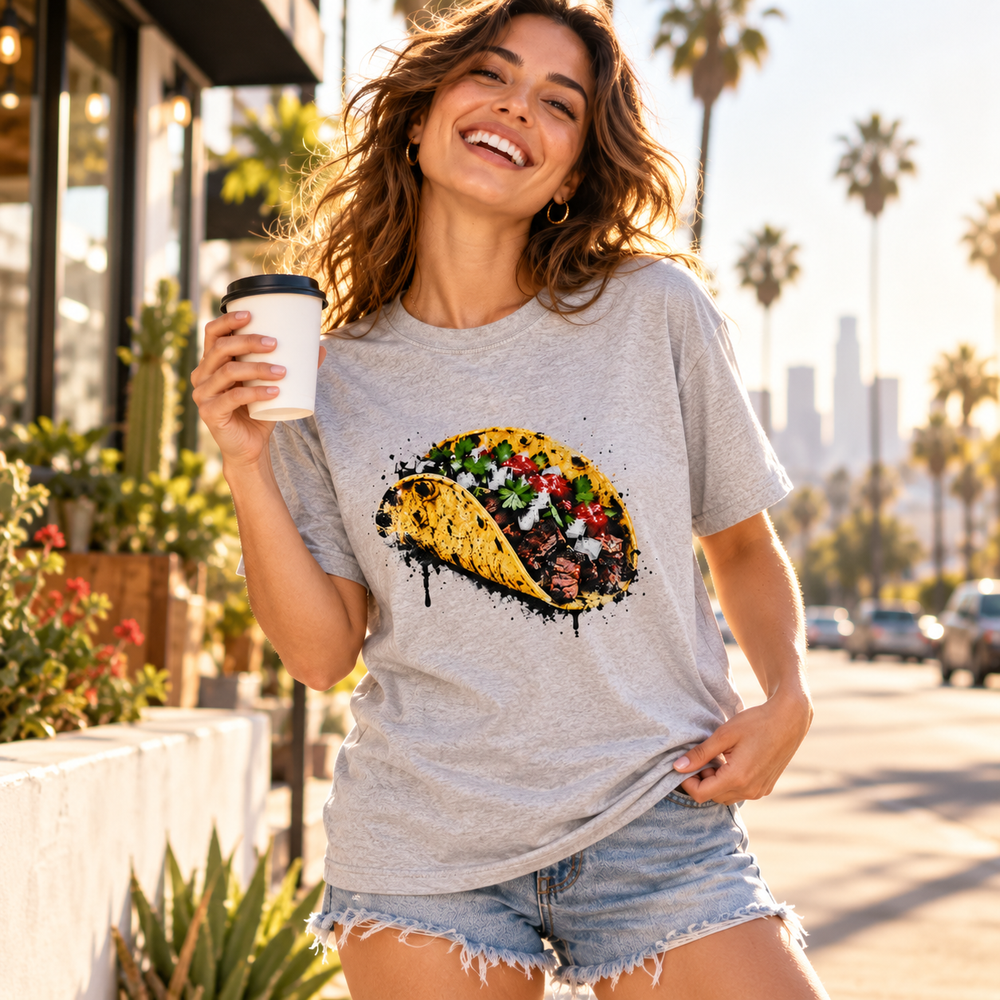 Taco Time Cotton Tee